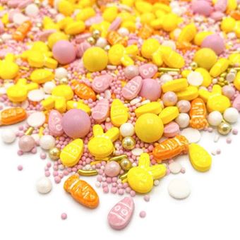 Picture of HAPPY EASTER SPRINKLE MIX X1 GRAM MINIMUM ORDER 50G